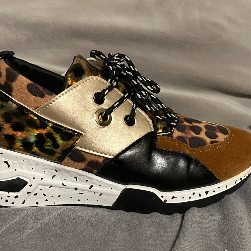 Leopard Print Women's Sneakers